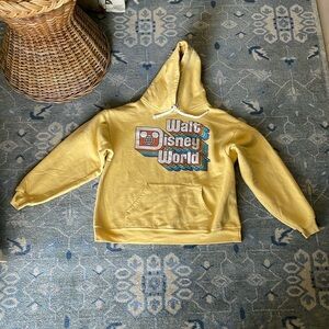 Yellow Walt Disney World Retro Hoodie for Adults